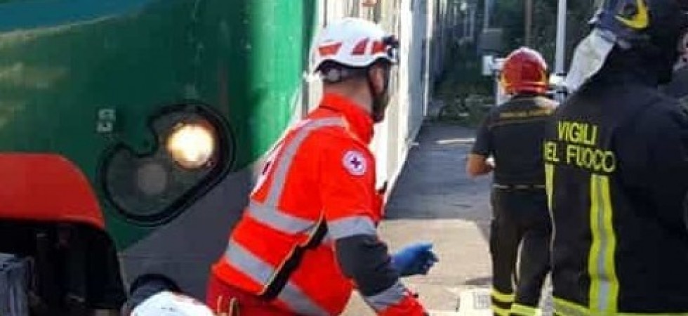 Investimento alla stazione di Mattarello, traffico ferroviario bloccato